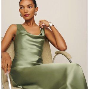 Reformation Annabelle Silk Dress